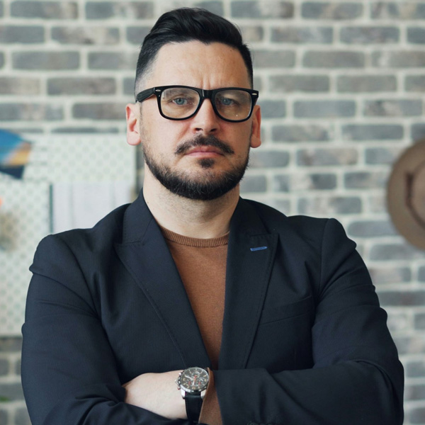 Professional man in sunglasses